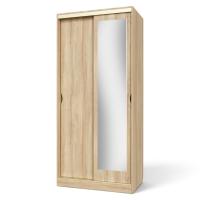 Шкаф-купе Клэр с зеркалом 1000х600х2200 Дуб Сонома
