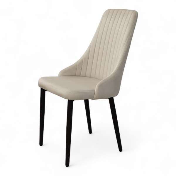 Стул Боне-3 Велюр Бежевый / Коричневый Муар