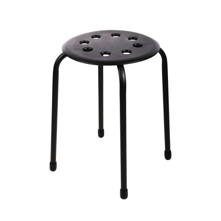 Табурет ТП01 пластм.сиденье/черный