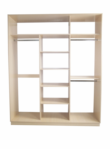 Каркас Шкафа-купе БН-61 трех дверный (1800) 2200х1800х600/ДУБ МЛЕЧН