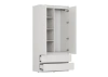 Шкаф ШРК -2 с ящиками Сити Белый/Белый снег