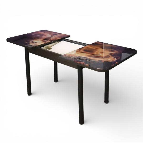 Стол кухонный Фаворит 1100(+400)  Кофе 