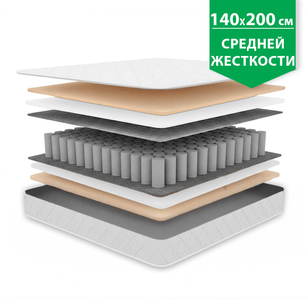 Матрас 140х200 "КОМФОрт- 1"