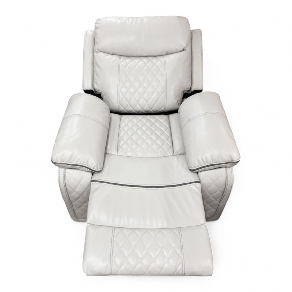 Кресло-реклайнер  YF-S 8032 Экокожа/Белый/ Электр. управление